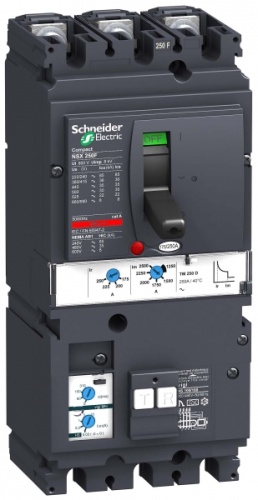Автоматический выключатель 3П3Т TM160D VIGI MH NSX250F | код. LV431932 | Schneider Electric 